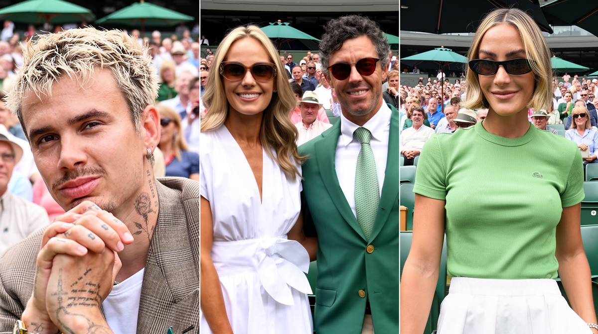 熊猫体育 - 24小时直击 | Wimbledon 2026 第3日：、Rory McIlroy与Frankie Bridge 现场观战 - 熊猫体育
